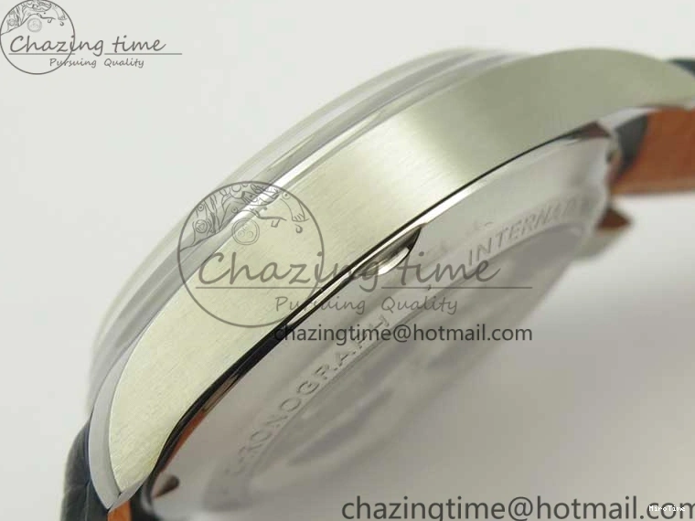 MIROTIME 0213 Portuguese Chrono SS ZF 1:1 Best Edition Gray Dial SS On Black Leather Strap A ZipUp 7215